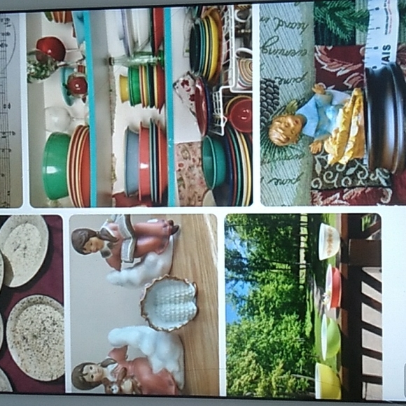 ⚜️ Angel Bisque Lamp Pair Light Vintage  Works Great RARE - Picture 7 of 16